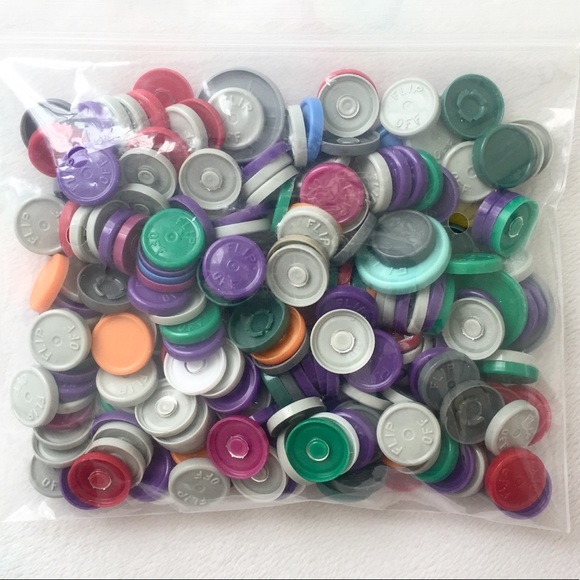 Other - 250-pc. Multicolor Flip Top Lids for Art/Crafts